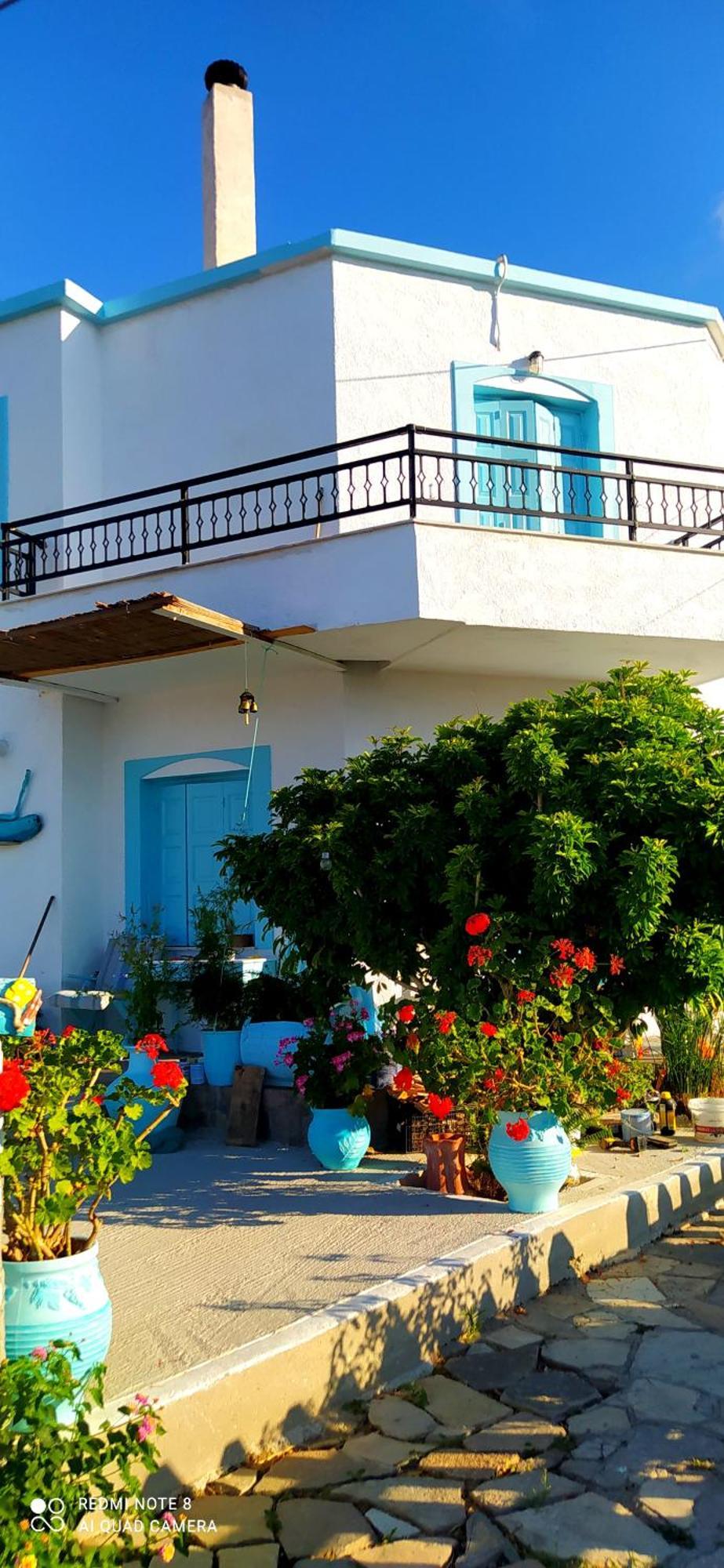 Апартаменти Socrates Sea View Kampos Marathokampou Екстер'єр фото